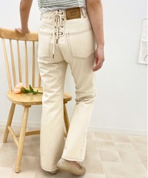 apres jour | レースアップフレアパンツ【ZOZOTOWN限定アイテム】(その他パンツ)