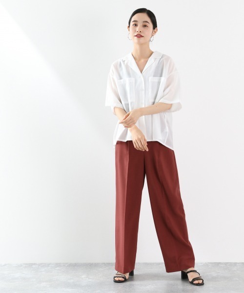 LOWRYS FARM（ローリーズファーム）の「リネンライクパンツ２　888404（その他パンツ・レディース・パープル/グレー/レッド/アイボリー・MEDIUM/LARGE）」の11枚目の写真