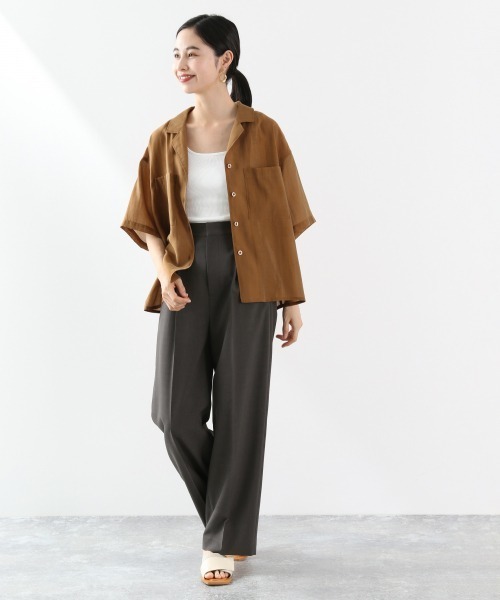 LOWRYS FARM（ローリーズファーム）の「リネンライクパンツ２　888404（その他パンツ・レディース・パープル/グレー/レッド/アイボリー・MEDIUM/LARGE）」の14枚目の写真