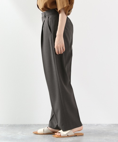 LOWRYS FARM（ローリーズファーム）の「リネンライクパンツ２　888404（その他パンツ・レディース・パープル/グレー/レッド/アイボリー・MEDIUM/LARGE）」の15枚目の写真