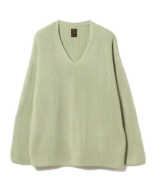 BATONER - 美品✨定価2.4万　バトナー　デミルクスビームス別注　Ｖネックニット　日本製 Demi-Luxe BEAMS（デミルクス ビームス）の「BATONER × Demi