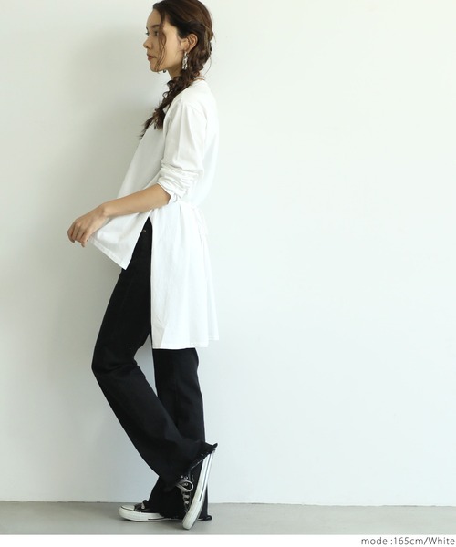 coca（coca）（コカ）の「マルチWAYデザインカットソー（Tシャツ/カットソー・レディース・ホワイト系その他/ブラック・ONE SIZE）」の8枚目の写真