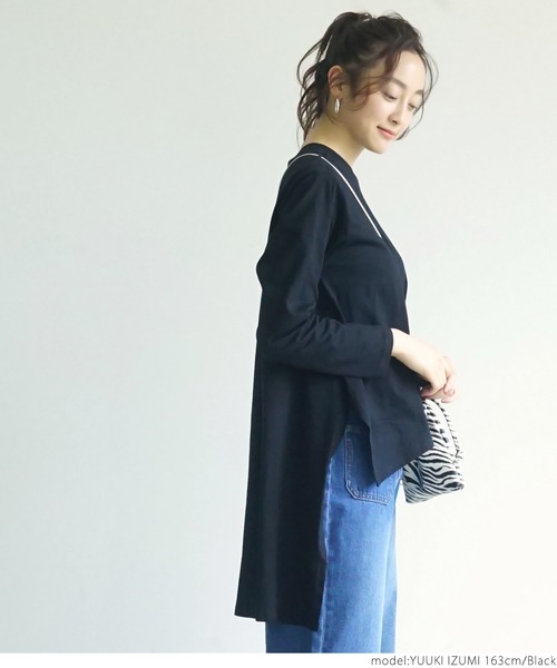 coca（coca）（コカ）の「マルチWAYデザインカットソー（Tシャツ/カットソー・レディース・ホワイト系その他/ブラック・ONE SIZE）」の12枚目の写真