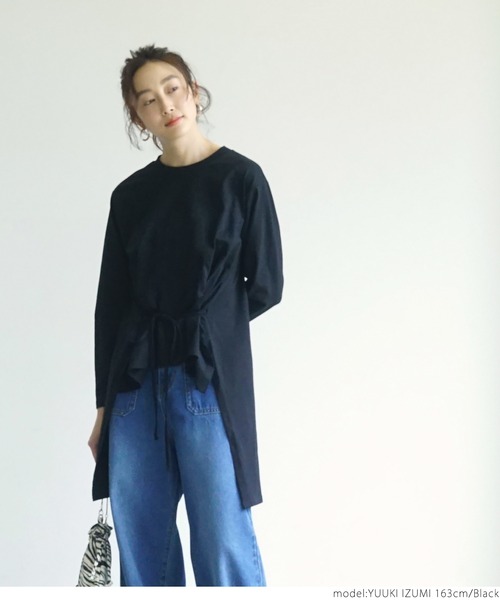 coca（coca）（コカ）の「マルチWAYデザインカットソー（Tシャツ/カットソー・レディース・ホワイト系その他/ブラック・ONE SIZE）」の14枚目の写真