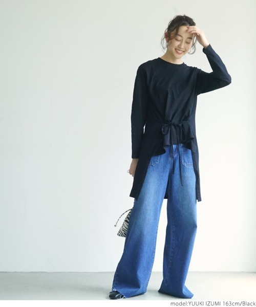 coca（coca）（コカ）の「マルチWAYデザインカットソー（Tシャツ/カットソー・レディース・ホワイト系その他/ブラック・ONE SIZE）」の15枚目の写真