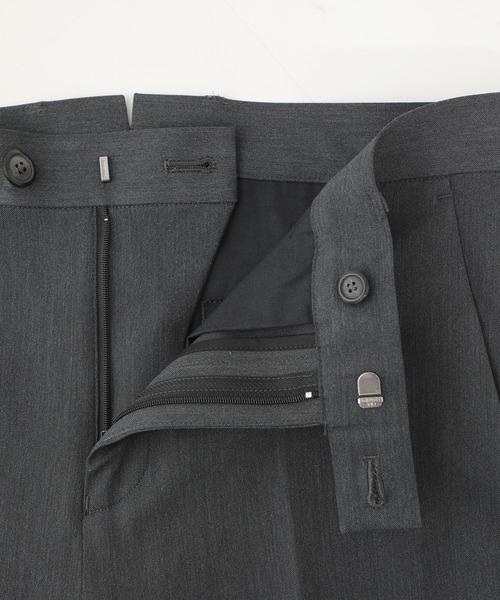 STUDIOUS（ステュディオス）の「【STUDIOUS】NIFTEC スリムテーパードセットアップスラックス（スラックス・メンズ・ブラウン/ネイビー/チャコールグレー/ブラック/ダークグリーン/ブルー・1/2/3）」の12枚目の写真