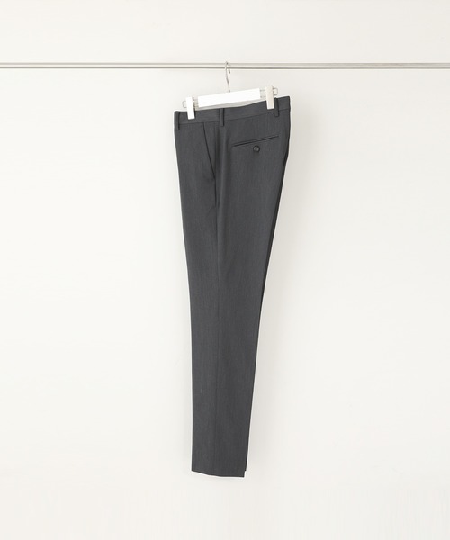 STUDIOUS（ステュディオス）の「【STUDIOUS】NIFTEC スリムテーパードセットアップスラックス（スラックス・メンズ・ブラウン/ネイビー/チャコールグレー/ブラック/ダークグリーン/ブルー・1/2/3）」の8枚目の写真