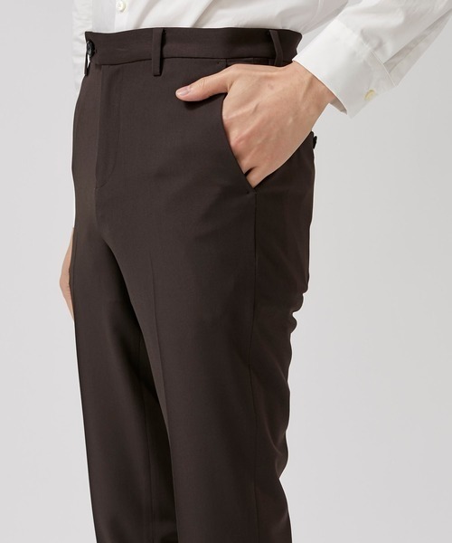 STUDIOUS（ステュディオス）の「【STUDIOUS】NIFTEC スリムテーパードセットアップスラックス（スラックス・メンズ・ブラウン/ネイビー/チャコールグレー/ブラック/ダークグリーン/ブルー・1/2/3）」の19枚目の写真