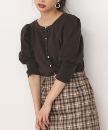 one after another NICE CLAUP | 前後２Way袖コンシャスニット(ニット/セーター)