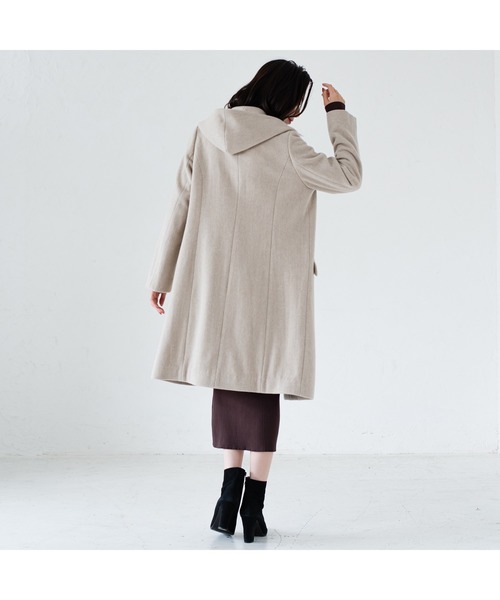 LOUNGEDRESS(ラウンジドレス)の「フーディコート(その他アウター・レディース・ベージュ/ピンクベージュ・FREE)」の14枚目の写真