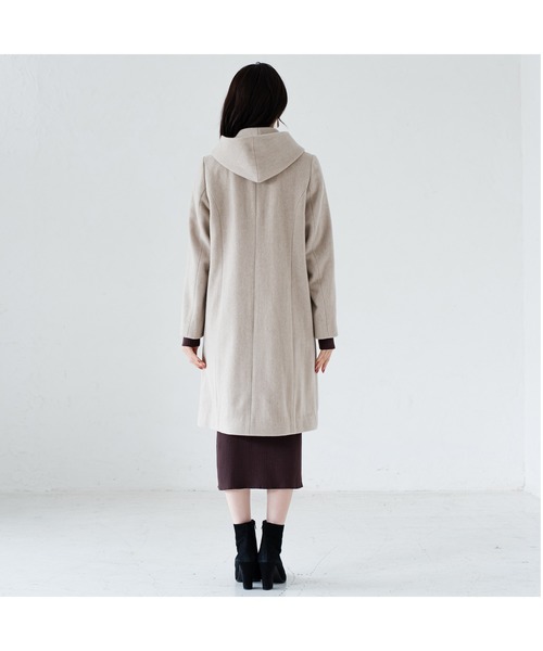 LOUNGEDRESS(ラウンジドレス)の「フーディコート(その他アウター・レディース・ベージュ/ピンクベージュ・FREE)」の6枚目の写真