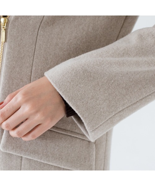 LOUNGEDRESS(ラウンジドレス)の「フーディコート(その他アウター・レディース・ベージュ/ピンクベージュ・FREE)」の8枚目の写真