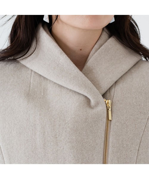 LOUNGEDRESS(ラウンジドレス)の「フーディコート(その他アウター・レディース・ベージュ/ピンクベージュ・FREE)」の15枚目の写真