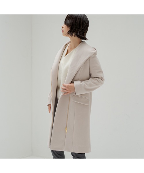 LOUNGEDRESS(ラウンジドレス)の「フーディコート(その他アウター・レディース・ベージュ/ピンクベージュ・FREE)」の19枚目の写真