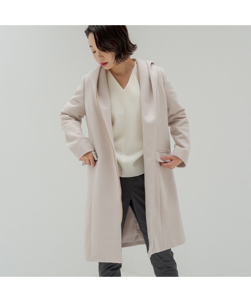 LOUNGEDRESS(ラウンジドレス)の「フーディコート(その他アウター・レディース・ベージュ/ピンクベージュ・FREE)」の20枚目の写真