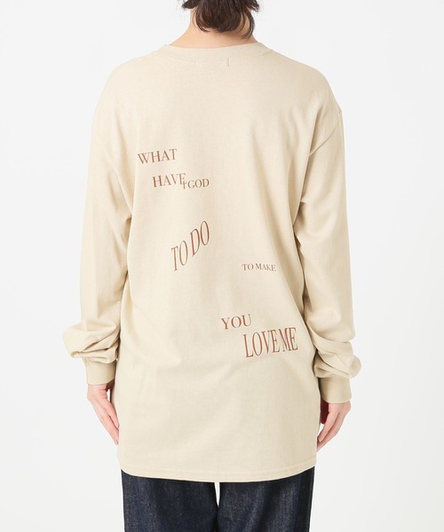 SLOBE IENA(スローブイエナ)の「【 SELENAHELIOS×SLOBE 】GOD TEE【手洗い可能】◆(Tシャツ/カットソー・レディース・ブラック/ベージュ・FREE)」の22枚目の写真