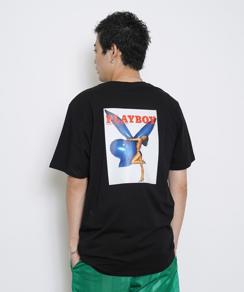 Soulland(ソウランド)の「SOULLAND meets Playboy Monthly July T-shirt 1024(Tシャツ/カットソー・メンズ・ブラック・SMALL/MEDIUM/LARGE/X-LARGE)」の1枚目の写真