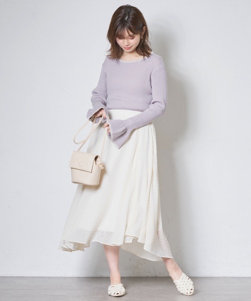 natural couture(ナチュラルクチュール)の「【WEB限定】プチプラフリル袖ニット(ニット/セーター・レディース・ブラック/その他4/その他1/その他2/その他3・FREE)」の20枚目の写真