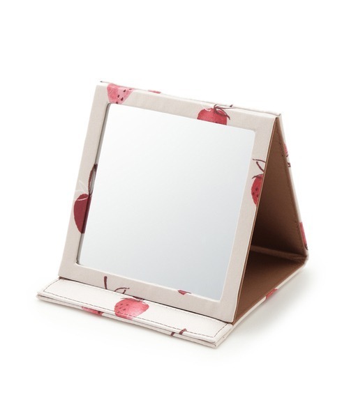 gelato pique(ジェラートピケ)の「ストロベリーミラー(手鏡/メイクミラー・レディース・オフホワイト/ベージュ・FREE)」の10枚目の写真