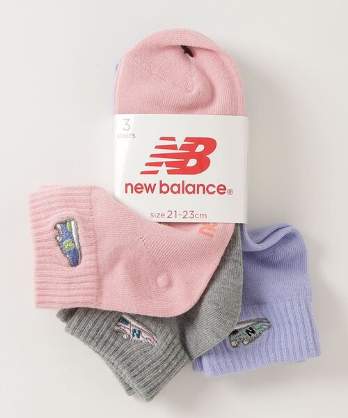 NEW BALANCE（ニューバランス）の「ジュニア3Pソックスガールズ（ソックス/靴下・キッズ・その他/その他1・SMALL/X-SMALL）」の3枚目の写真
