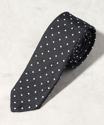 CORPUS　SELECT（コーパストーキョー）の「【日本製/Made in Japan】スリムネクタイ （無地 チェック ストライプ ドット）（ネクタイ）」