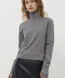 ROCKET x LUNCH | ROCKET×LUNCH／チェック柄タートル 2928965(Tシャツ/カットソー)