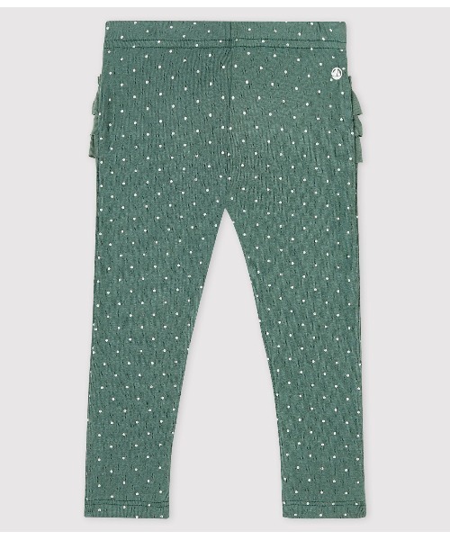 PETIT BATEAU（プチバトー）の「針抜きカルソン（レギンス/スパッツ・キッズ・オフホワイト・18MONTH/24MONTH/12MONTH）」の3枚目の写真