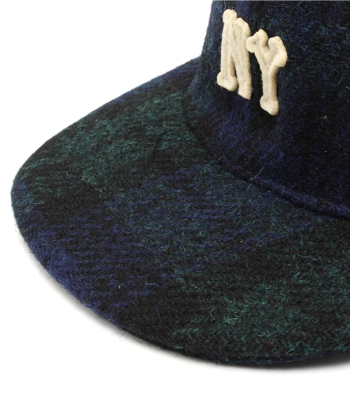HARRIS TWEED（ハリスツイード）の「ユニセックス ハリスツイード キャップ UMPIRExHARRIS NEGRO CAP（キャップ・メンズ・ホワイト/ダークグレー/ネイビー・ONE SIZE）」の13枚目の写真