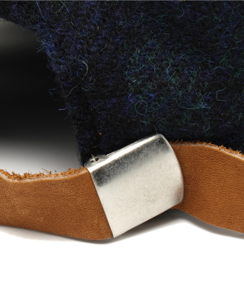 HARRIS TWEED（ハリスツイード）の「ユニセックス ハリスツイード キャップ UMPIRExHARRIS NEGRO CAP（キャップ・メンズ・ホワイト/ダークグレー/ネイビー・ONE SIZE）」の6枚目の写真