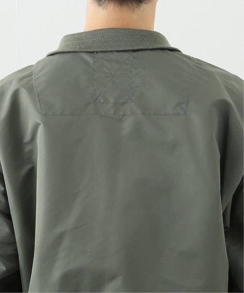 INHERIT（インヘリット）の「NYLON WEP ミリタリージャケット（ブルゾン・メンズ・カーキ/ブラック・LARGE/MEDIUM）」の8枚目の写真