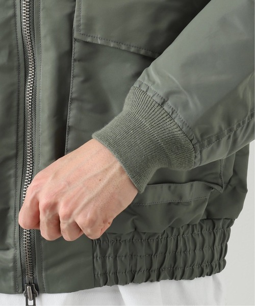 INHERIT（インヘリット）の「NYLON WEP ミリタリージャケット（ブルゾン・メンズ・カーキ/ブラック・LARGE/MEDIUM）」の10枚目の写真