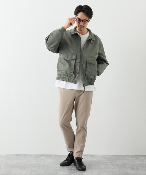 INHERIT（インヘリット）の「NYLON WEP ミリタリージャケット（ブルゾン・メンズ・カーキ/ブラック・LARGE/MEDIUM）」の3枚目の写真