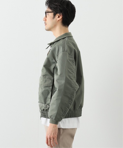 INHERIT（インヘリット）の「NYLON WEP ミリタリージャケット（ブルゾン・メンズ・カーキ/ブラック・LARGE/MEDIUM）」の5枚目の写真