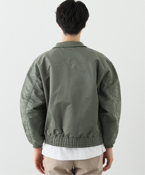 INHERIT（インヘリット）の「NYLON WEP ミリタリージャケット（ブルゾン・メンズ・カーキ/ブラック・LARGE/MEDIUM）」の6枚目の写真