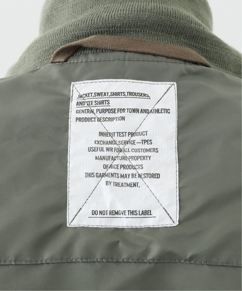 INHERIT（インヘリット）の「NYLON WEP ミリタリージャケット（ブルゾン・メンズ・カーキ/ブラック・LARGE/MEDIUM）」の19枚目の写真