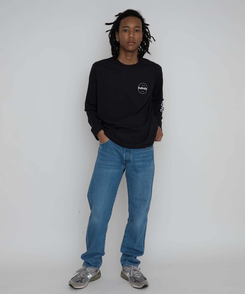 Levi's(リーバイス)の「RELAXED LS GRAPHIC TEE MV SSNL LOGO LS C(Tシャツ/カットソー・メンズ・ブラック・L/XL/M/S)」の2枚目の写真