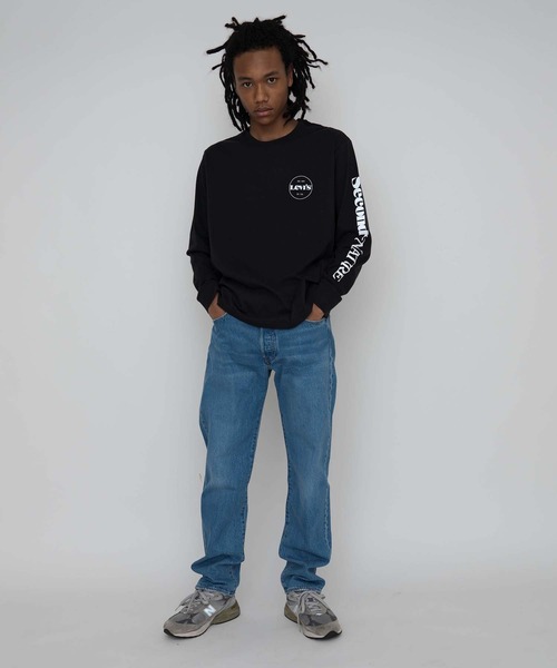 Levi's(リーバイス)の「RELAXED LS GRAPHIC TEE MV SSNL LOGO LS C(Tシャツ/カットソー・メンズ・ブラック・L/XL/M/S)」の4枚目の写真