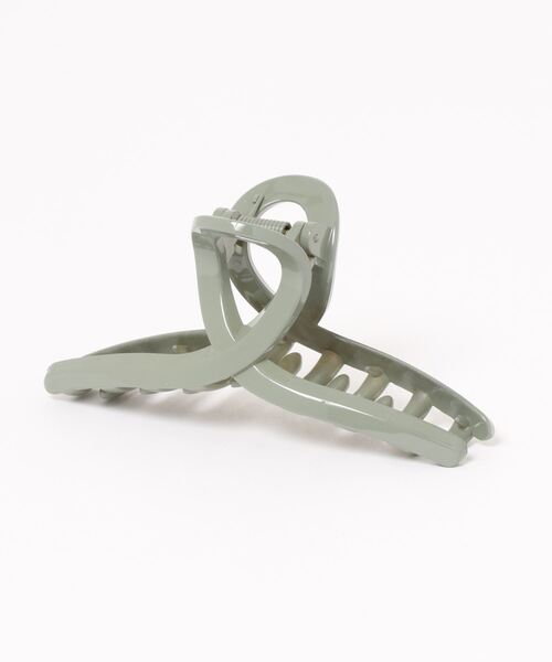 VIS（ビス）の「【新色追加】アクリルヘアクリップ（バレッタ/ヘアクリップ・レディース・オフホワイト/カーキ/その他/キャメル/ピンク系その他2・FREE）」の3枚目の写真