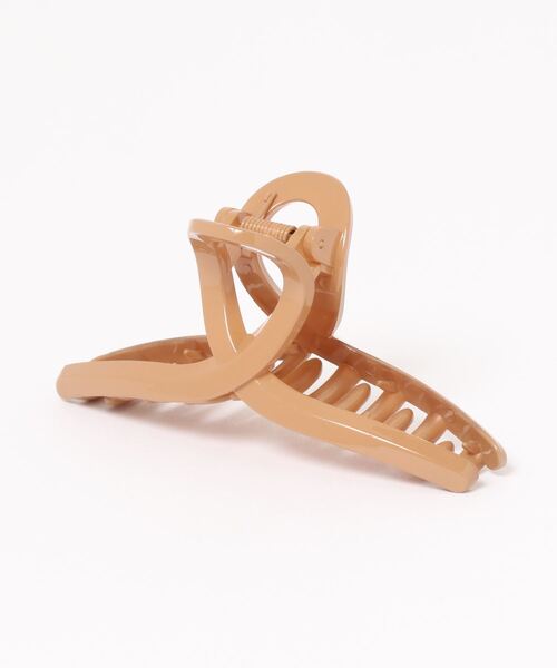 VIS（ビス）の「【新色追加】アクリルヘアクリップ（バレッタ/ヘアクリップ・レディース・オフホワイト/カーキ/その他/キャメル/ピンク系その他2・FREE）」の8枚目の写真