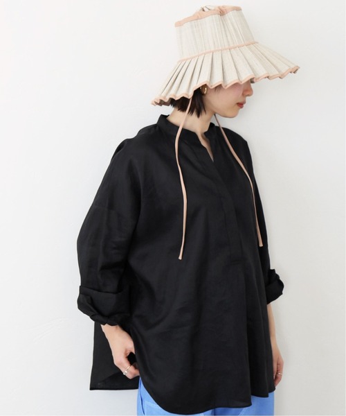 JOURNAL STANDARD L'ESSAGE 麻 ワイドスキッパーブラウス journal standard L'essage（ジャーナルスタンダードレサージュ