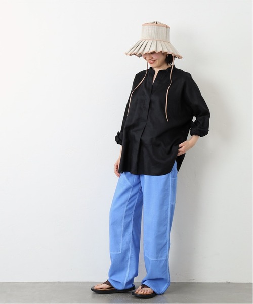 JOURNAL STANDARD L'ESSAGE 麻 ワイドスキッパーブラウス journal standard L'essage（ジャーナルスタンダードレサージュ