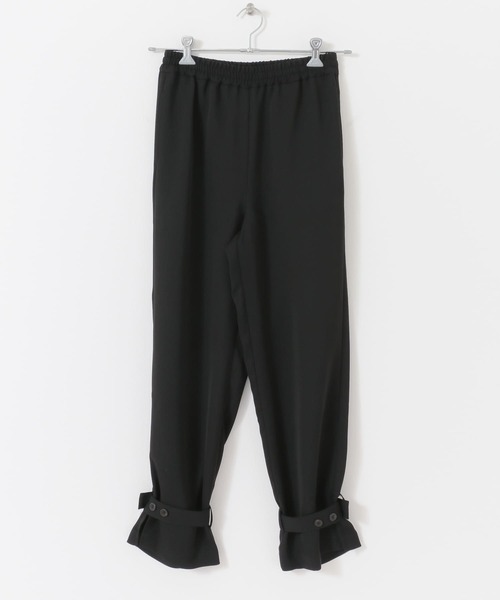 SENSE OF PLACE by URBAN RESEARCH（センスオブプレイスバイアーバンリサーチ）の「ベルテッドヘムパンツ（その他パンツ・レディース・ブラック/ライトブラウン・ONE）」の21枚目の写真