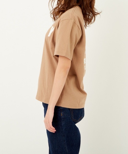 RUSTY(ラスティ)の「【RUSTY / ラスティ】レディースバックプリントTシャツ(Tシャツ/カットソー・レディース・ホワイト/パープル/ブラック/ベージュ・MEDIUM/LARGE)」の18枚目の写真
