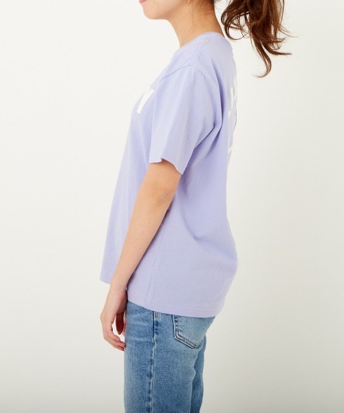 RUSTY(ラスティ)の「【RUSTY / ラスティ】レディースバックプリントTシャツ(Tシャツ/カットソー・レディース・ホワイト/パープル/ブラック/ベージュ・MEDIUM/LARGE)」の22枚目の写真