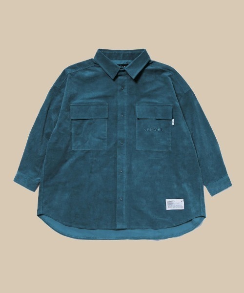 KANGOL（カンゴール）の「【完売】KANGOL【カンゴール】コーデュロイジャケット（その他アウター・メンズ・ブルー/アイボリー・S/M）」の2枚目の写真