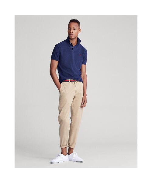 POLO RALPH LAUREN（ポロ ラルフ ローレン）の「スリム フィット メッシュ ポロシャツ（ポロシャツ・メンズ・ブルー・MEDIUM/SMALL/X-LARGE/XX-LARGE/X-SMALL/LARGE）」の3枚目の写真
