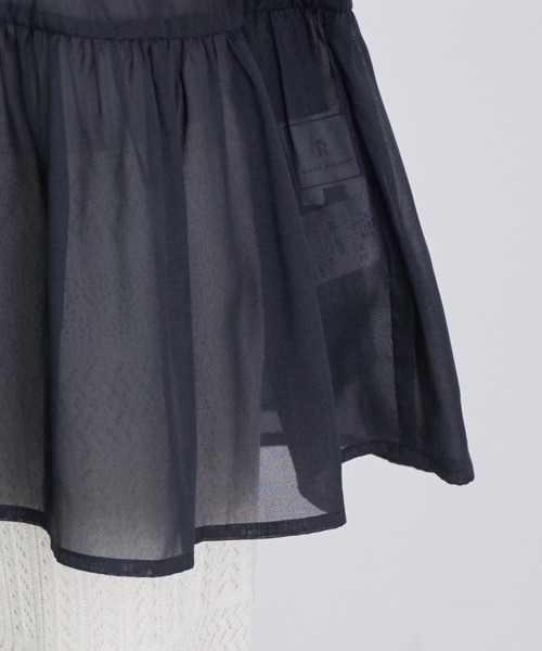 ROPE' PICNIC(ロペピクニック)の「シャイニーボイルティアードブラウス(シャツ/ブラウス・レディース・チャコールグレー/ラベンダー/グリーン系その他/ブラウン系その他2・38)」の16枚目の写真