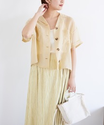 Heather | シアーポケット半袖シャツ　948030(シャツ/ブラウス)