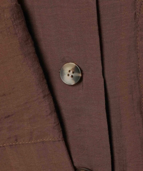 Heather(ヘザー)の「シアーポケット半袖シャツ 948030(シャツ/ブラウス・レディース・パープル/ブラウン/グレー/イエロー・FREE)」の13枚目の写真