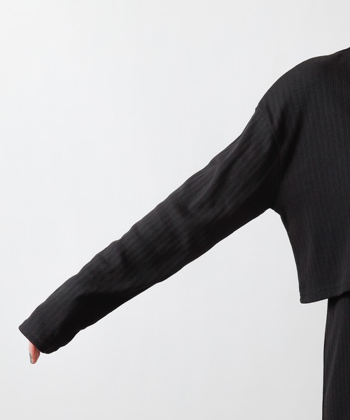 COLONY 2139（コロニートゥーワンスリーナイン）の「パターンメッシュハイネックプルオーバー&キャミワンピースセット/2点セット（ワンピース・レディース・グリーン/ベージュ/ブラック・LARGE/MEDIUM）」の21枚目の写真